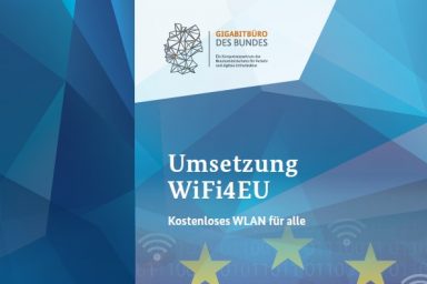Cover des Flyers "WiFi4EU - Kostenloses WLAN für alle"